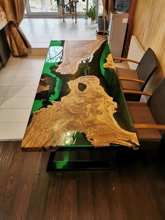Custom Resin River Tables