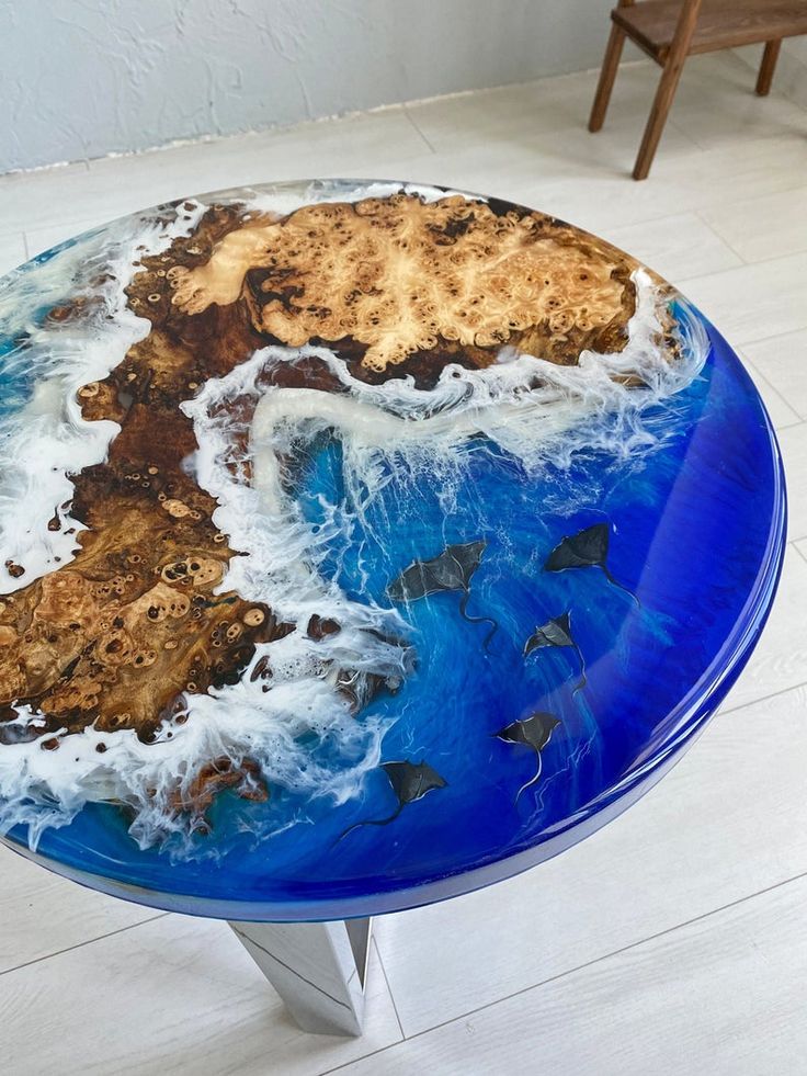 Custom Resin River Tables